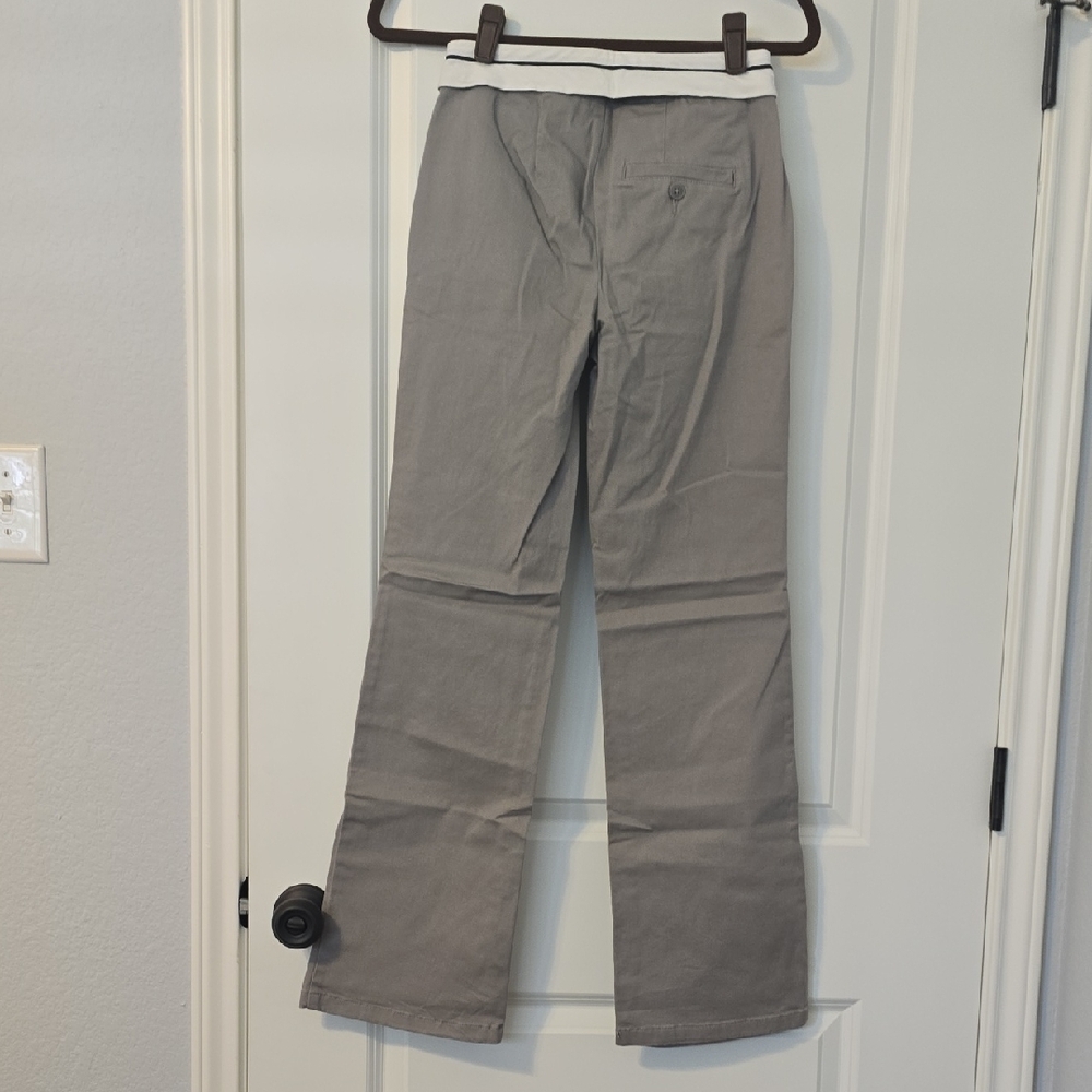Target Wild Fable Gray Pants with White And Black Trim. Size 00. NWT - Picture 11 of 16